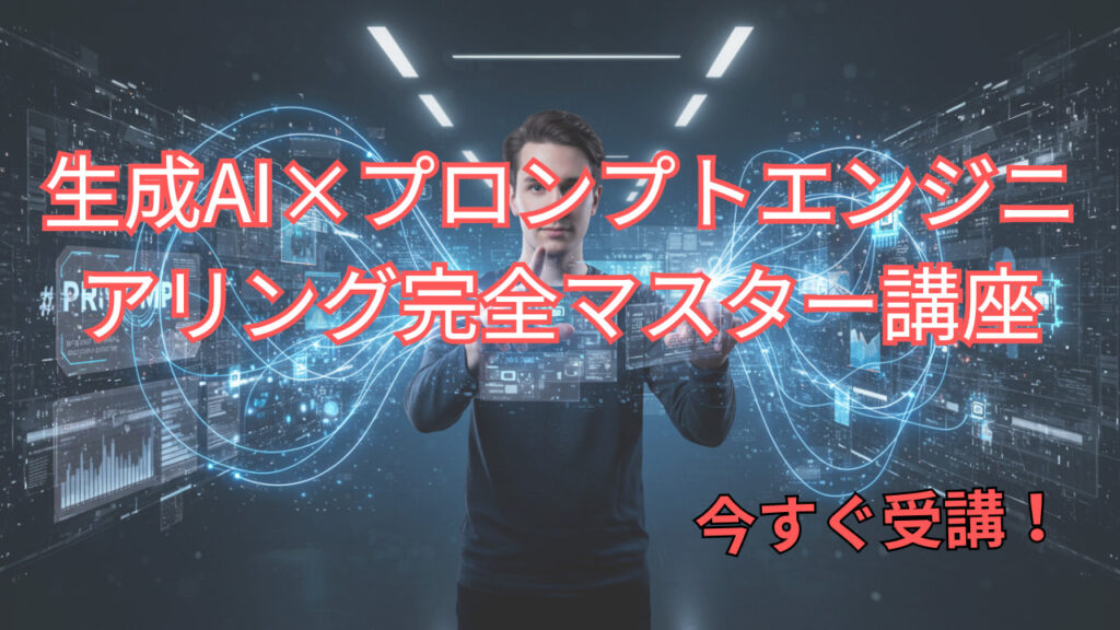 プロンプトエンジニアリングマスター講座
